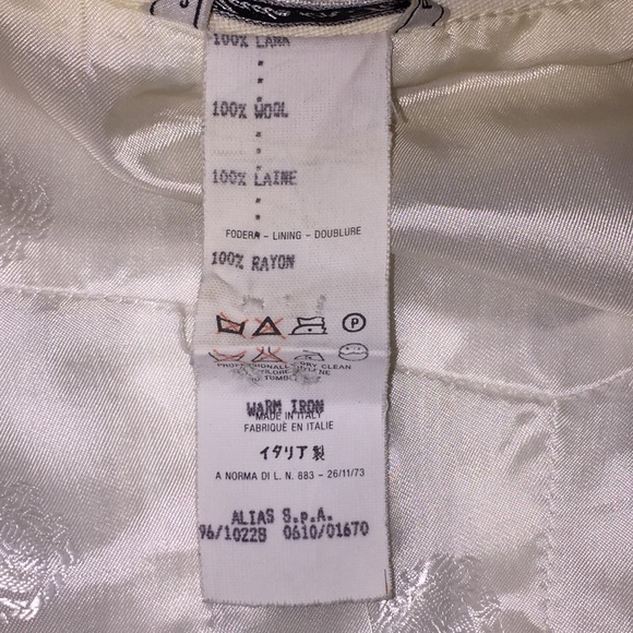 Vintage Gianni Versace Couture Wool Gabardine Suit - Picture 7 of 8